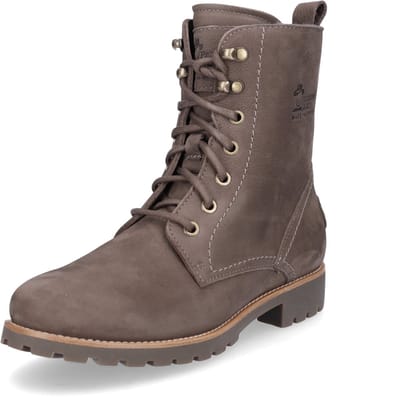 Panama Jack FARA IGLOO TRAV B5 - VeterlaarzenHoge sneakersDames sneakersDames veterschoenenHalf-hoge schoenen - Kleur: Grijs - Maat: 39