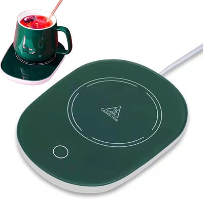 Elektrische Kopjesverwarmer voor Koffie en Thee – 16W LED Waterdichte Plaat - Groen