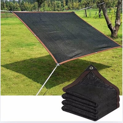 Schaduwnet voor tuin, 2 x 3 m, met oogjes, 90% -95% uv-bestendig, voor tuin, planten, kas, schuur, buiten, binnenplaats, dak, koeling