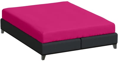 Bella Donna Eenpersoons Hoeslaken Jersey - magenta-192 90/190-100/220
