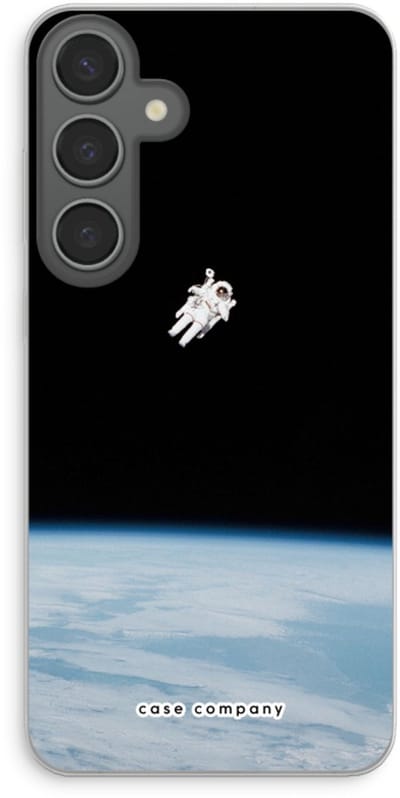 Case Company® - Hoesje geschikt voor Samsung Galaxy S24 Plus hoesje - Alone in Space - Soft Cover Telefoonhoesje - Bescherming aan alle Kanten en Schermrand