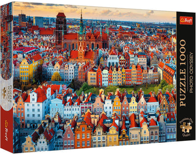 Trefl puzzel 1000 stukjes - Premium Plus Gdansk uitzicht - legpuzzel.
