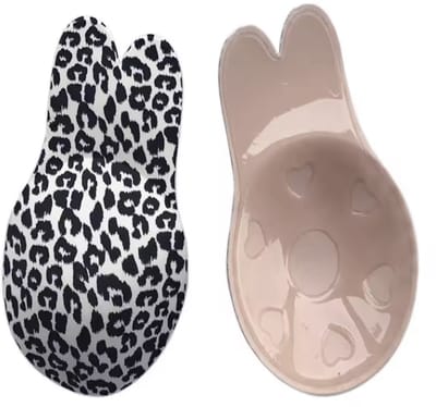 CHPN - Zelfklevende Push up BH - Plak BH - BH zonder bandjes - Leopard print - S/M - BH zonder bandjes - Herbruikbaar