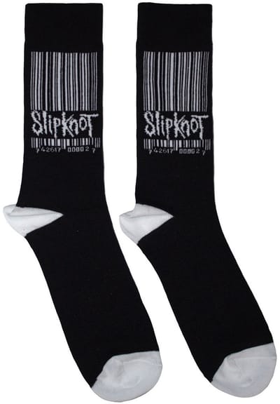 Slipknot - Large Barcode Logo Enkelsokken - Zwart