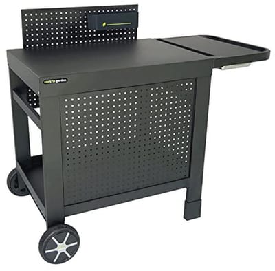 Tuinwagen met eenvoudig montagesysteem - Zwart 121 x 65 x 110 cm