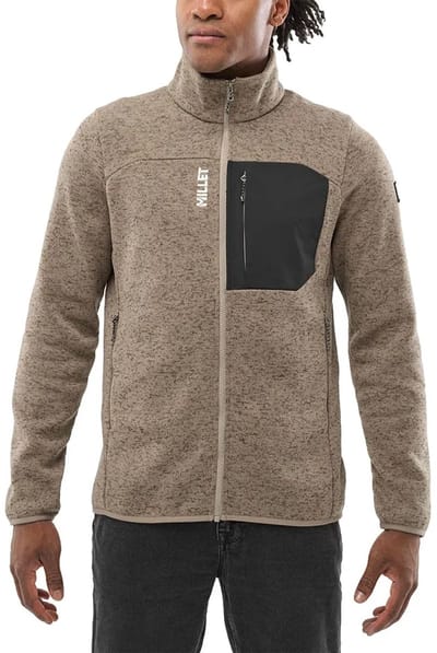 Millet Chamonix Fleece Met Volledige Rits Bruin XS Man