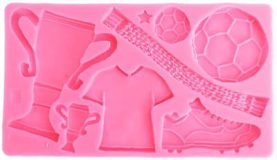 Dailygoods- Siliconen Mal Voetbaltrofee - Chocoladevorm - Fondant Mallen - Taart Decoraties - DIY Bakken - Gemakkelijk Schoon Te Maken - Bakvorm