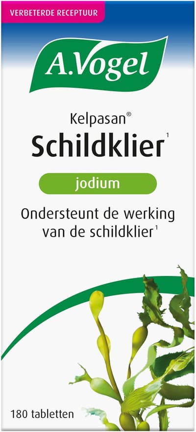 A.Vogel Kelpasan Schildklier tabletten - Goed voor de schildklier en ondersteunt de energiestofwisseling - 180 st
