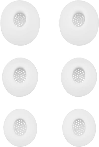 Vervangende Oordopjes van Silicone voor Samsung Galaxy Buds3 en Buds 3 Pro - 3 Pairs in Klein, Medium en Groot (Wit)