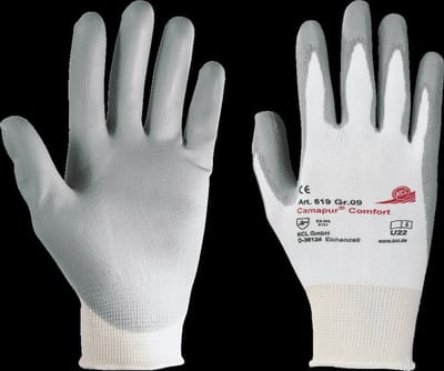 KCL Camapur ® Comfort 619-9 Werkhandschoen Polyurethaan, Polyamide Maat (handschoen): 9, L EN 388 Cat II 1 paar