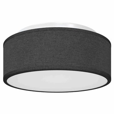 vidaXL Plafonnière met schijnwerpers Zwart 30 x 30 x 13,5 cm Stof