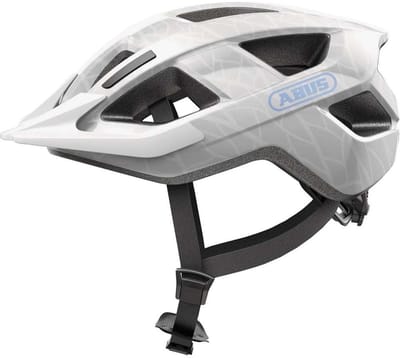 Fietshelm ABUS ADURO 3.0 LED white art M - 52-58 cm - wit - Geschikt voor gebruik op elektrische fietsen - stadsfietsen - 315 g