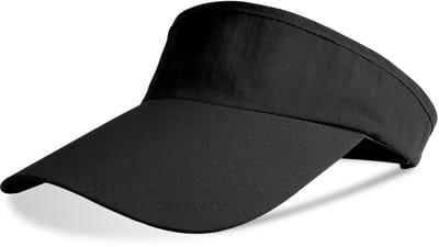 Aomig zonnekleppet, sportzonneklephoeden Mesh sneldrogende golfpet, effen lege honkbalpet Verstelbare sport-casual pet (1PCS, zwart)