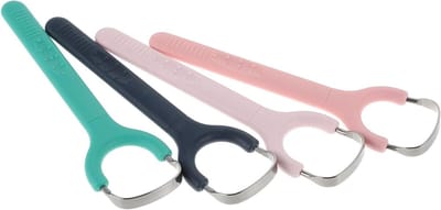 Tongschrapers Set - Mondverzorging Hulpmiddelen - Frisse Adem - Ergonomisch Ontwerp - 4 Stuks - Diverse Kleuren