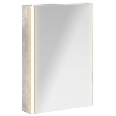vidaXL - Badkamerspiegelkast - Beton - Grijs - 43 - x - 11,5 - x - 60,5 - cm