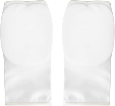 Handbeschermers Vechtsport - Karate MMA - Training Bescherming - Ademende Stof - 20 x 10 cm - Wit