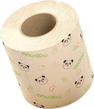 Toiletpapier met Panda Print - Papieren Handdoek Schattig Tissue - Badkamer Decoratie - Gemaakt van Bamboepulp