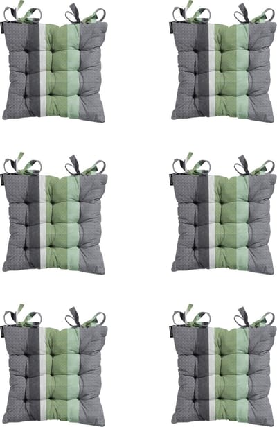 Madison - Zitkussen - Universeel - 6 stuks - 46 x 46 cm - Tomsen Sage - Tuin - Toscane