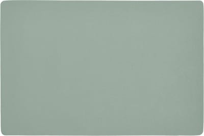 Zeller placemats lederlook- 45 x 30 cm - mintgroen - vegan leer - tafel onderleggers