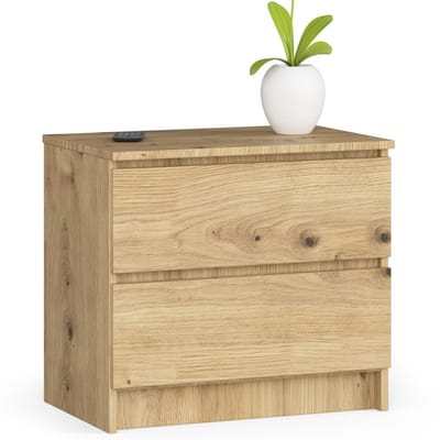 Ladekast K60 met 2 Lades / AKORD Furniture Factory / Artisan Eik / 60 x 55 x 40 cm