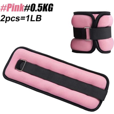 Poids de cheville réglables 0,25 kg 0,5 kg Paire Pour femmes hommes Yoga Gymnastique Jambe Poignet Bandes Modulaires Fitness
