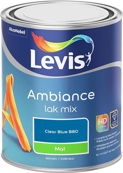 Levis - Ambiance Lak Mat Mix - Clear Blue B80 - Mengverf - 1 L