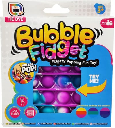 Inna Fidget Pop It Roze Violet Marineblauw 5015934735671