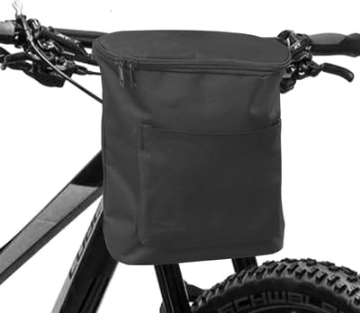 Stuur Fietstas - Waterdicht - Met Sterke Klittenband Bevestiging - Voor Kinderfiets En Alle Fietstypes - Compact Stuurtas Met Opbergruimte