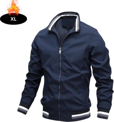Livano Windjas Heren - Parka - Lente & Herfst - Jas - Volwassen - Windjack - Windbreaker - Outdoor - Marineblauw - XL