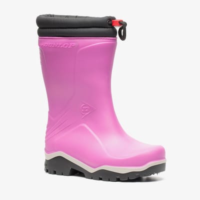Dunlop Blizzard kinder sneeuw/regenlaarzen - Roze - 100% Waterdicht - Maat 24 - Snowboots