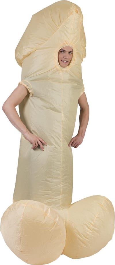 Opblaasbaar kostuum - Verkeeldkleding - Penis