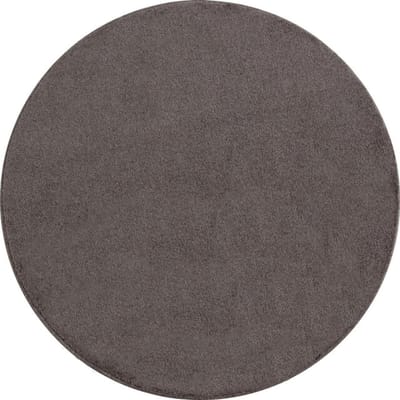 Muratap Basics effen rond vloerkleed laagpolig- 120 cm rond