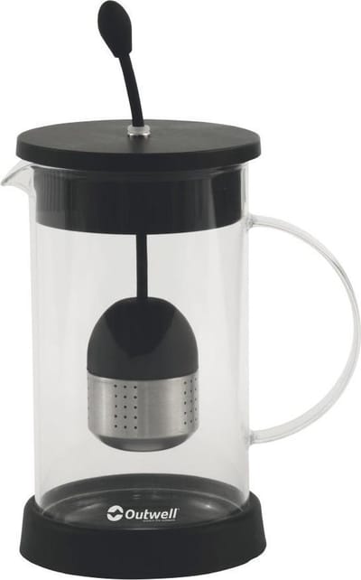 Outwell Tritan Campingservies en keukenuitrusting 8 Cups zwart/transparant