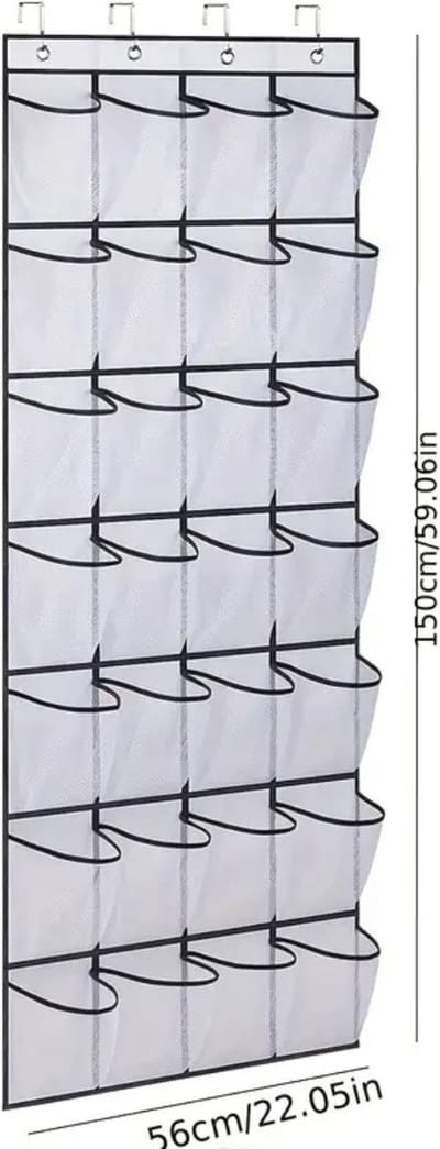Bovista Schoenenrek - Schoenenbank - Schoenen Opbergsysteem - Deur Organizer - Zwart