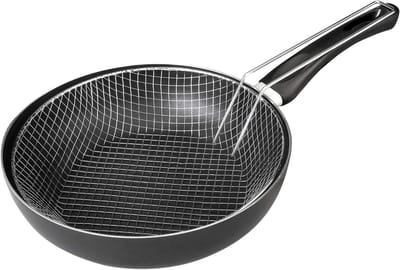 Frituurpan 26 cm met antiaanbaklaag en inductiegeschiktheid