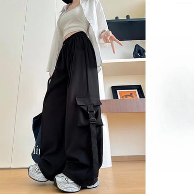 Zomer Nieuwe Losse Rechte Pijpen Broek Joggingbroek Design Gevoel van Dun Wijde Pijpen Joggingbroek XL