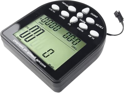 Roeimachine Teller - Digitale Coach - Trainingsdata Meten - FTMS Protocol Ondersteuning - 18 x 15 x 4 cm - Zwart