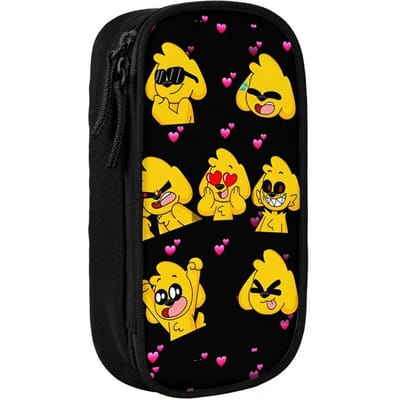 Mikecracked Compadretes Klassiek T-shirt Etui Canvas Etui Studenten Retro Grote School Etuis Benodigdheden (as the picture,One Size)
