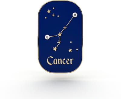 PINETS Zodiak Kreeft Speld met Zirkonia - 14K Gouden Afwerking