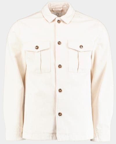 Born With Appetite Overshirt Beige Owen Shirtjacket 25114OW80/150 off-white