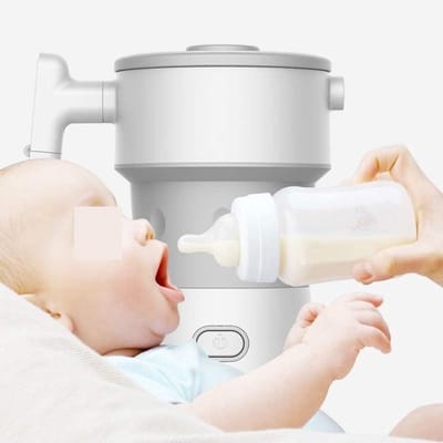Opvouwbare Waterkoker - Camping Waterkoker - Reizen en Kantoor - Dubbele Spanning - 800 ml - Zwart