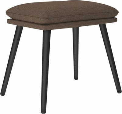 vidaXL Voetenbank 45x29,5x35 cm stof taupe