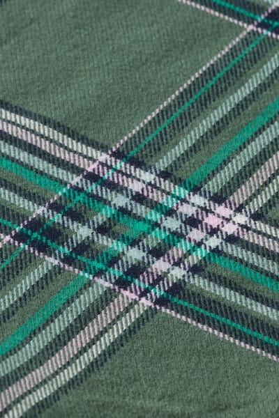 Scotch & Soda Regular Fit Multicoloured Flannel Check Shirt Green Check Size: S | Casual Shirts Outlet | Heren | Groen