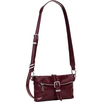 Desigual clutch Mone Half Logo Clutch Garnet donkerrood