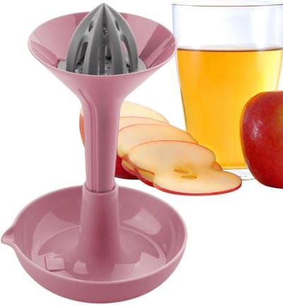 Handmatige Sapcentrifuge - Citruspers Keuken - Sap Maken - Groothoek Ontwerp - 135 x 21 x 135 cm - Roze
