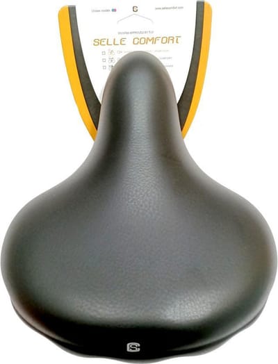 SELLE COMFORT Classic Retro XL, zwart