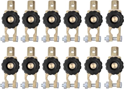 ProPlus Accupoolklem met stroomonderbreker - Ø 17,5 mm - Min pool - 12 stuks