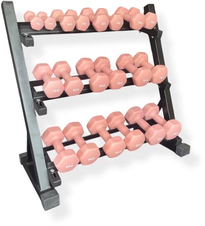 Padisport Dumbell set met rek - dumbell set met houder - dumbell rek - halterrek - dumbell opbergrek