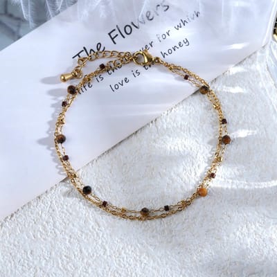 natuursteen kralen delicate armband stapelbaar schakelarmband kristal genezing edelsteen sieraden cadeau voor vrouwen
