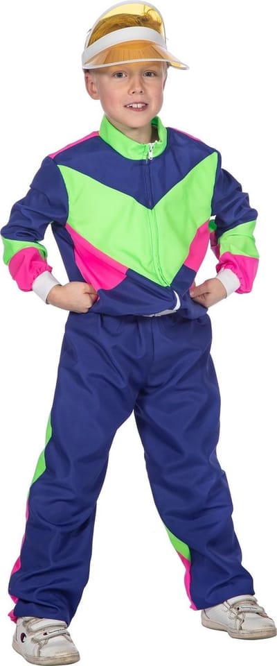 Jaren 80 Retro Trainingspak Zo Fout Als Maar Kan Kind Kostuum